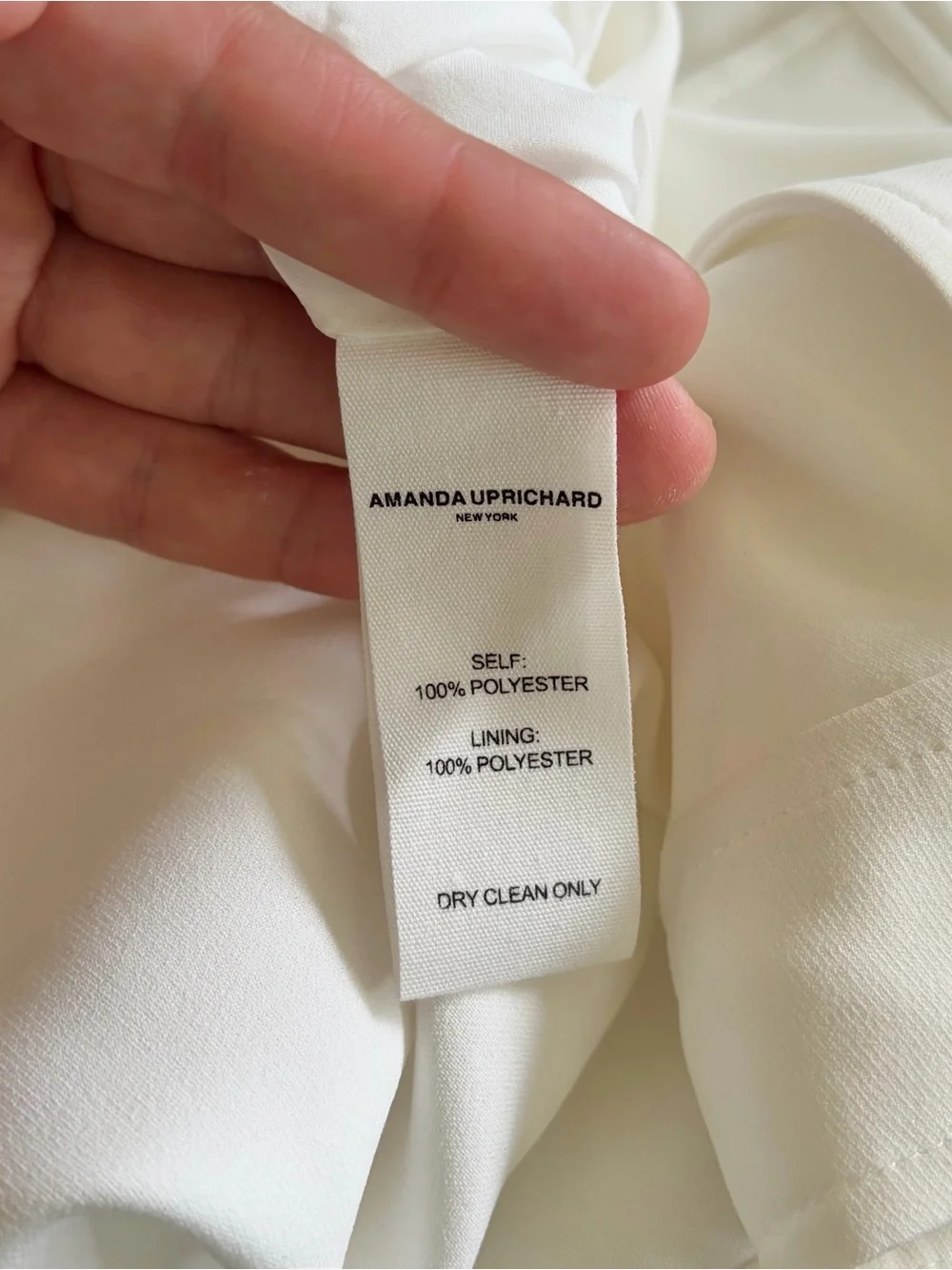 Amanda Uprichard Reeves Mid-Rise Shorts in White, SZ XS (0) 🐚 - Picture 9 of 9